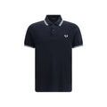 Blue Cotton Polo Shirt
