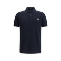 Blue Cotton Polo Shirt