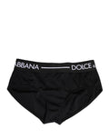Black Nylon Stretch Coulotte Panty Underwear