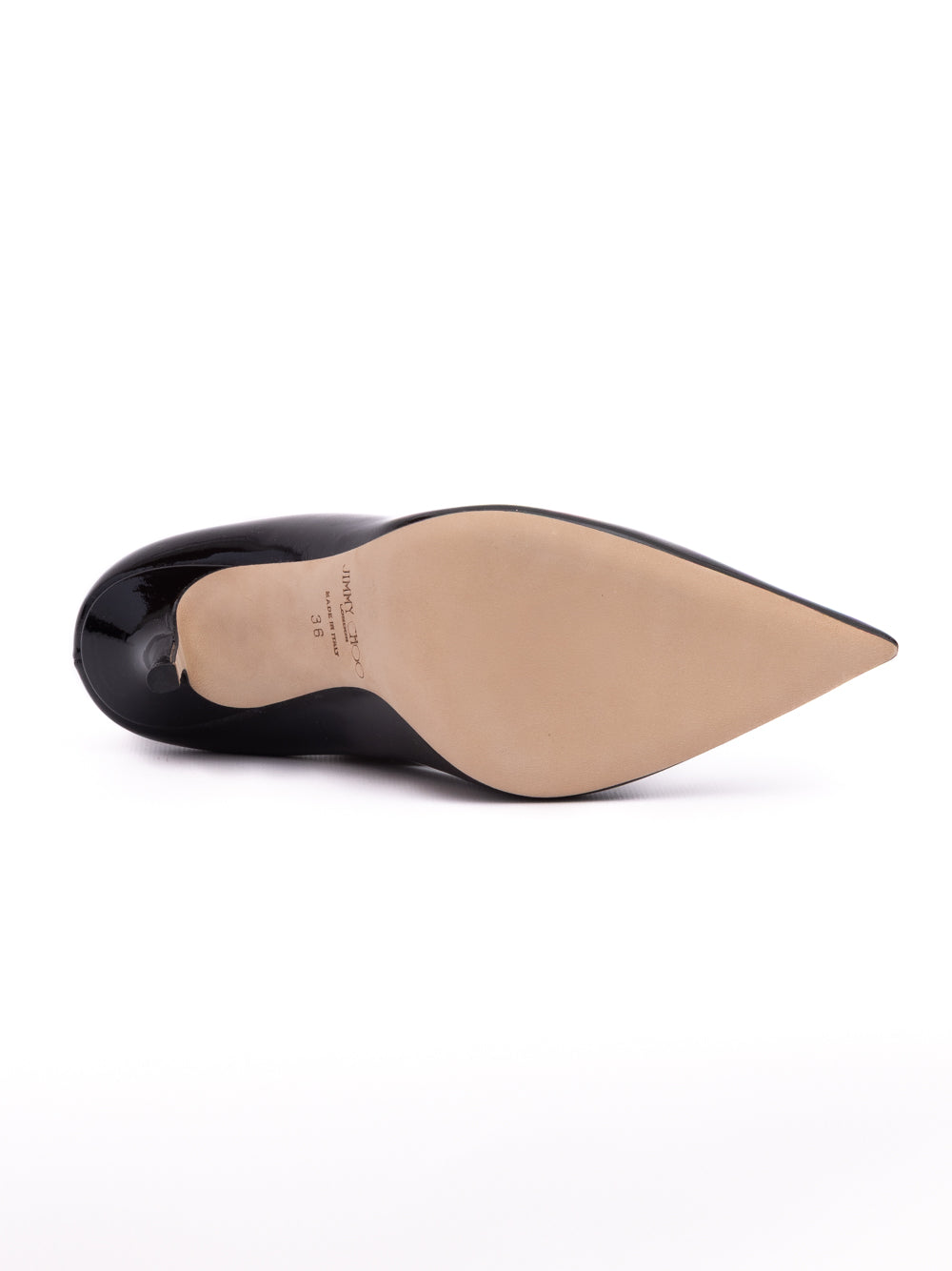 Black Patent Leather Diamond Talura Pumps