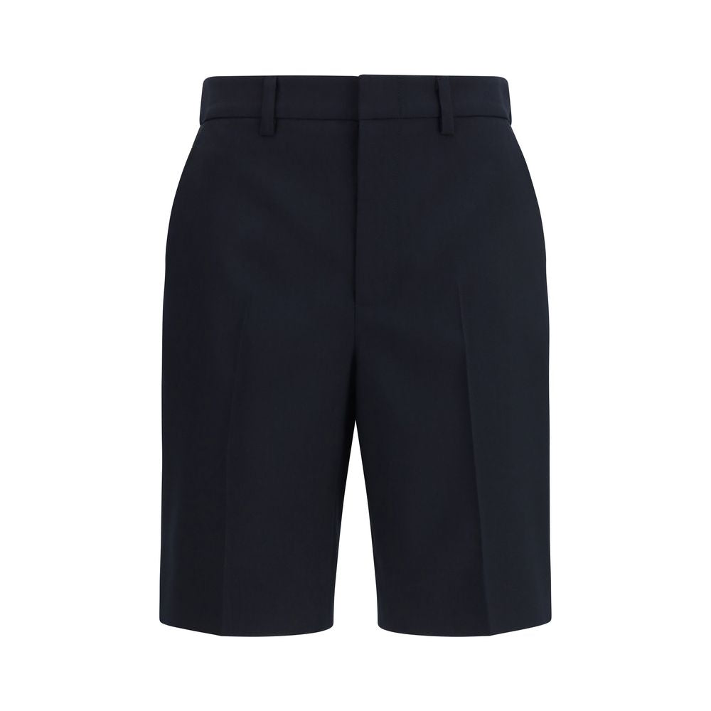 Black Cotton Short And Mini Shorts
