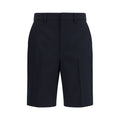 Black Cotton Short And Mini Shorts