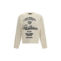 Beige Cotton Sweatshirt