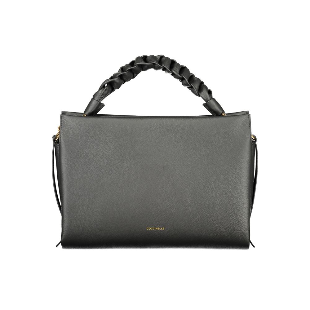 Black Leather Women Handbag