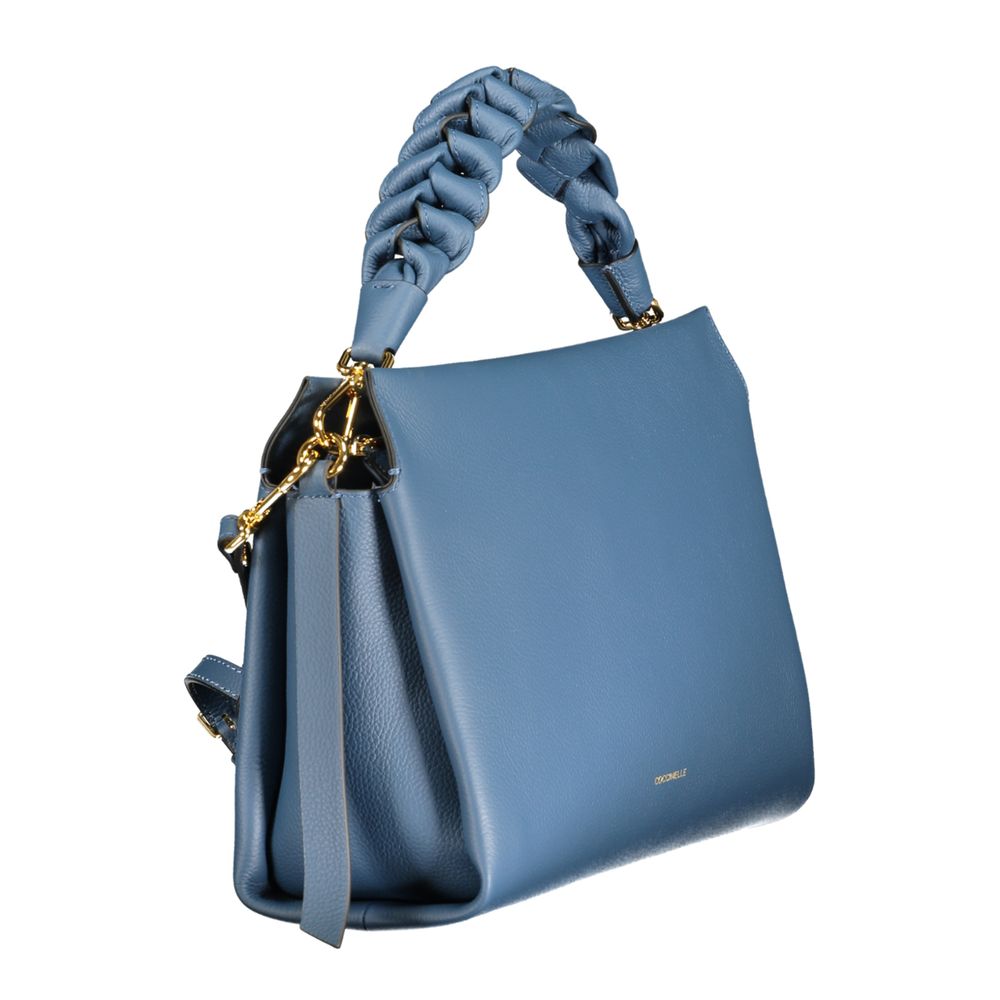 Blu Leather Women Handbag