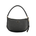 Black Polyurethane Women Handbag