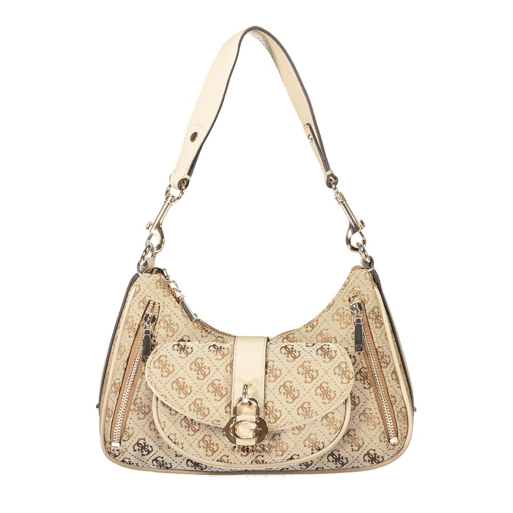 Beige Poliuretano Women Handbag