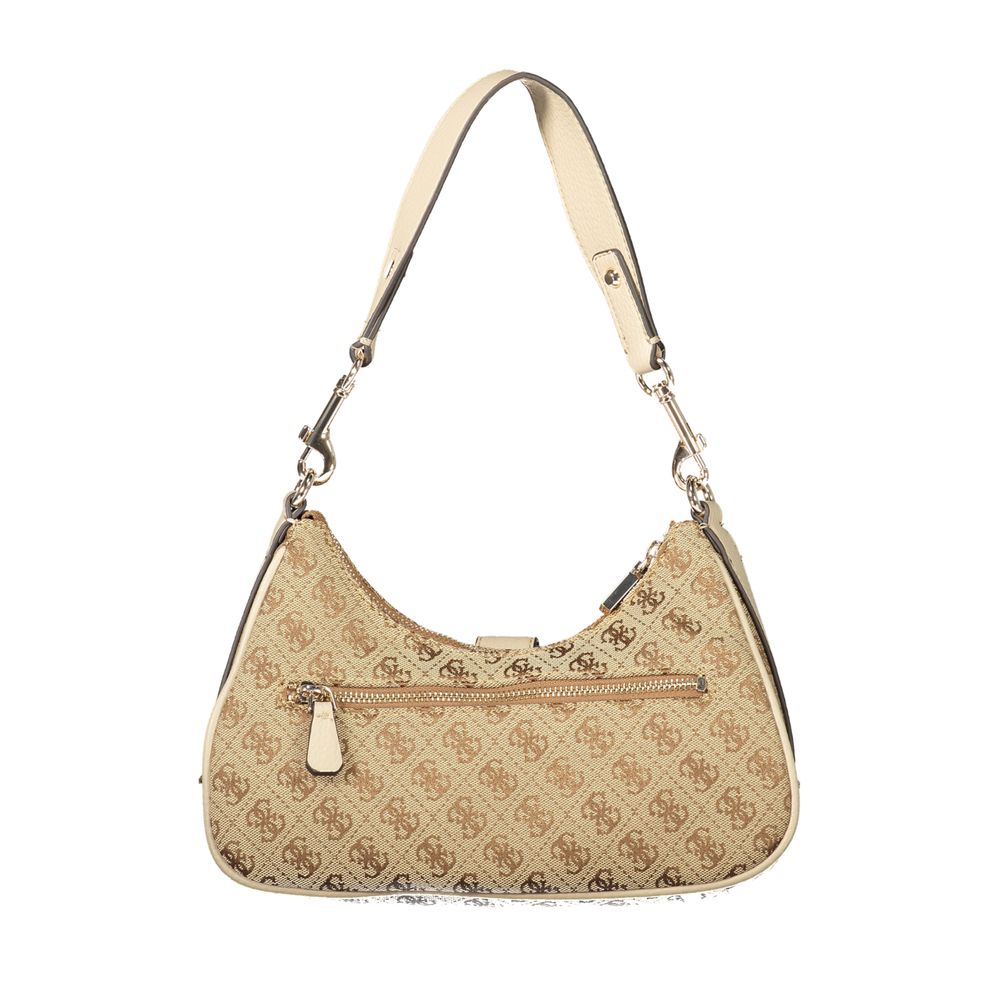 Beige Poliuretano Women Handbag