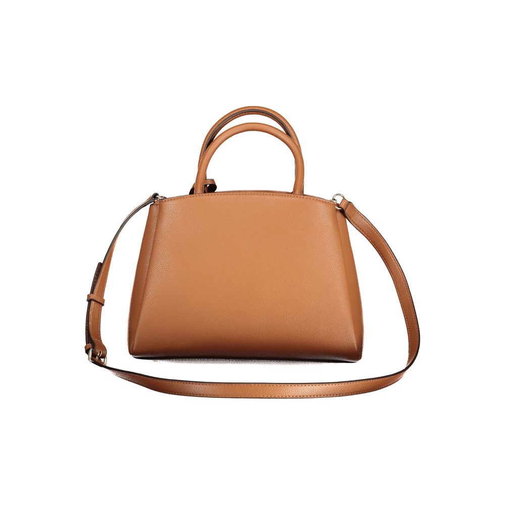 Brown Polyethylene Handbag