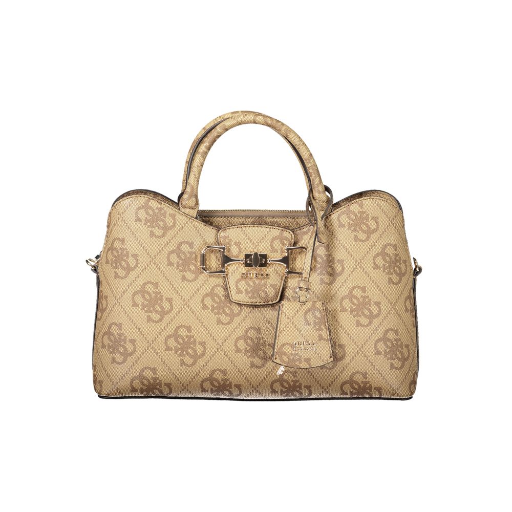 Beige Polyethylene Handbag