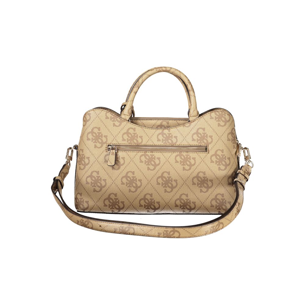 Beige Polyethylene Handbag