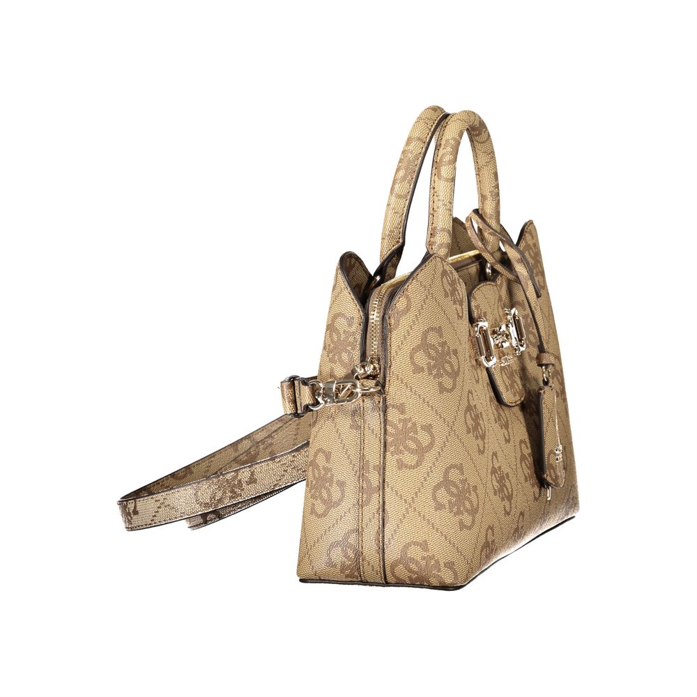 Beige Polyethylene Handbag