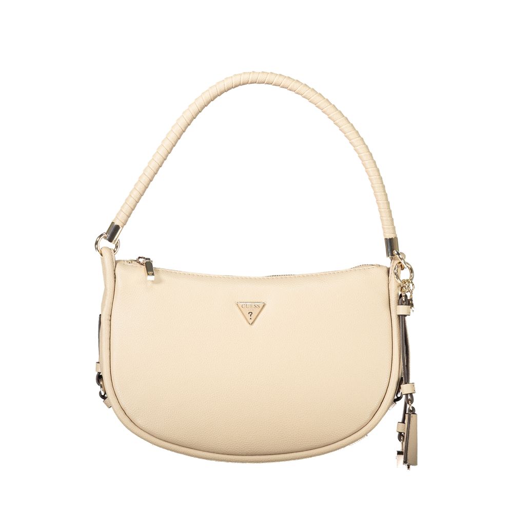 Beige Polyethylene Handbag