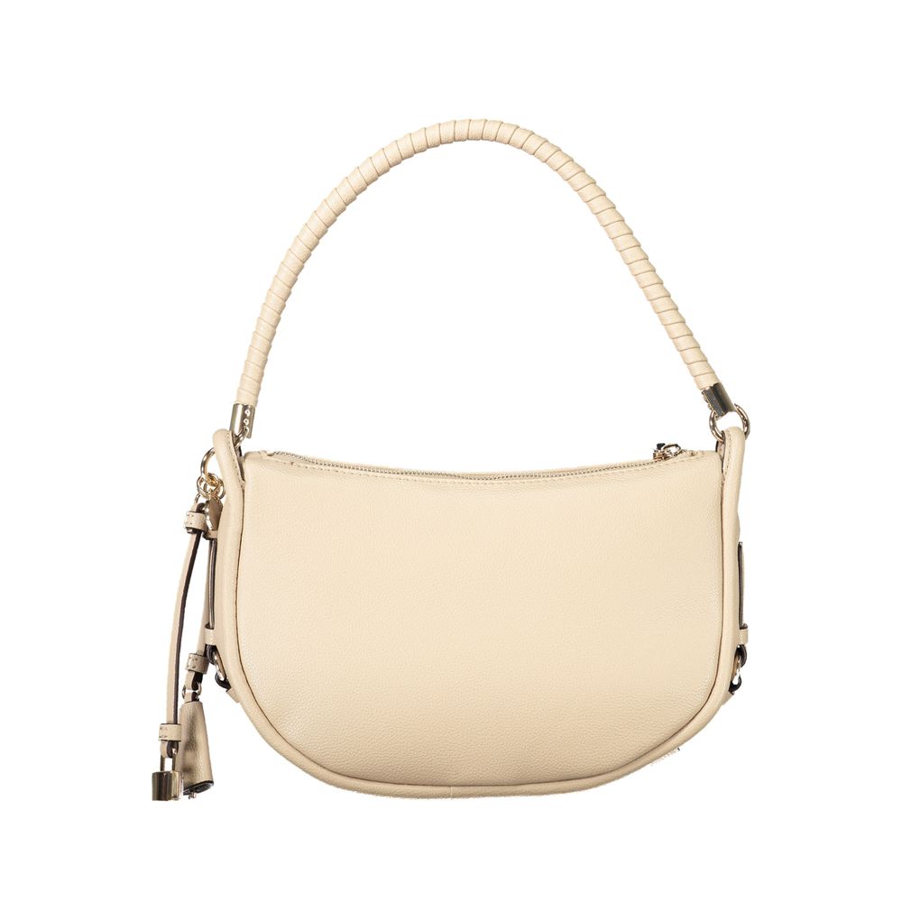 Beige Polyethylene Handbag