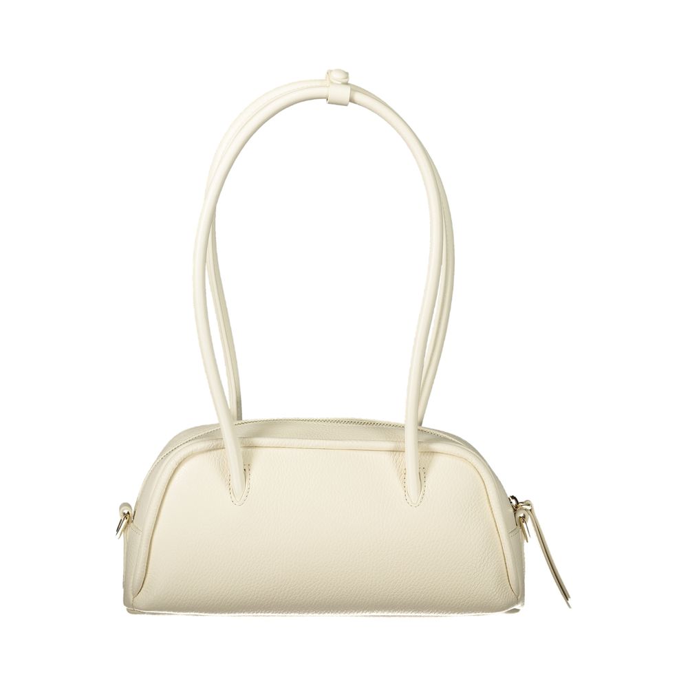 White Leather Handbag