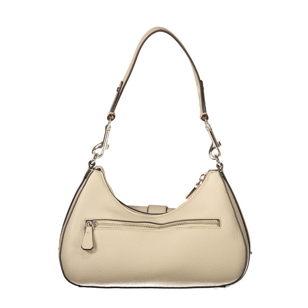 Beige Polyethylene Handbag