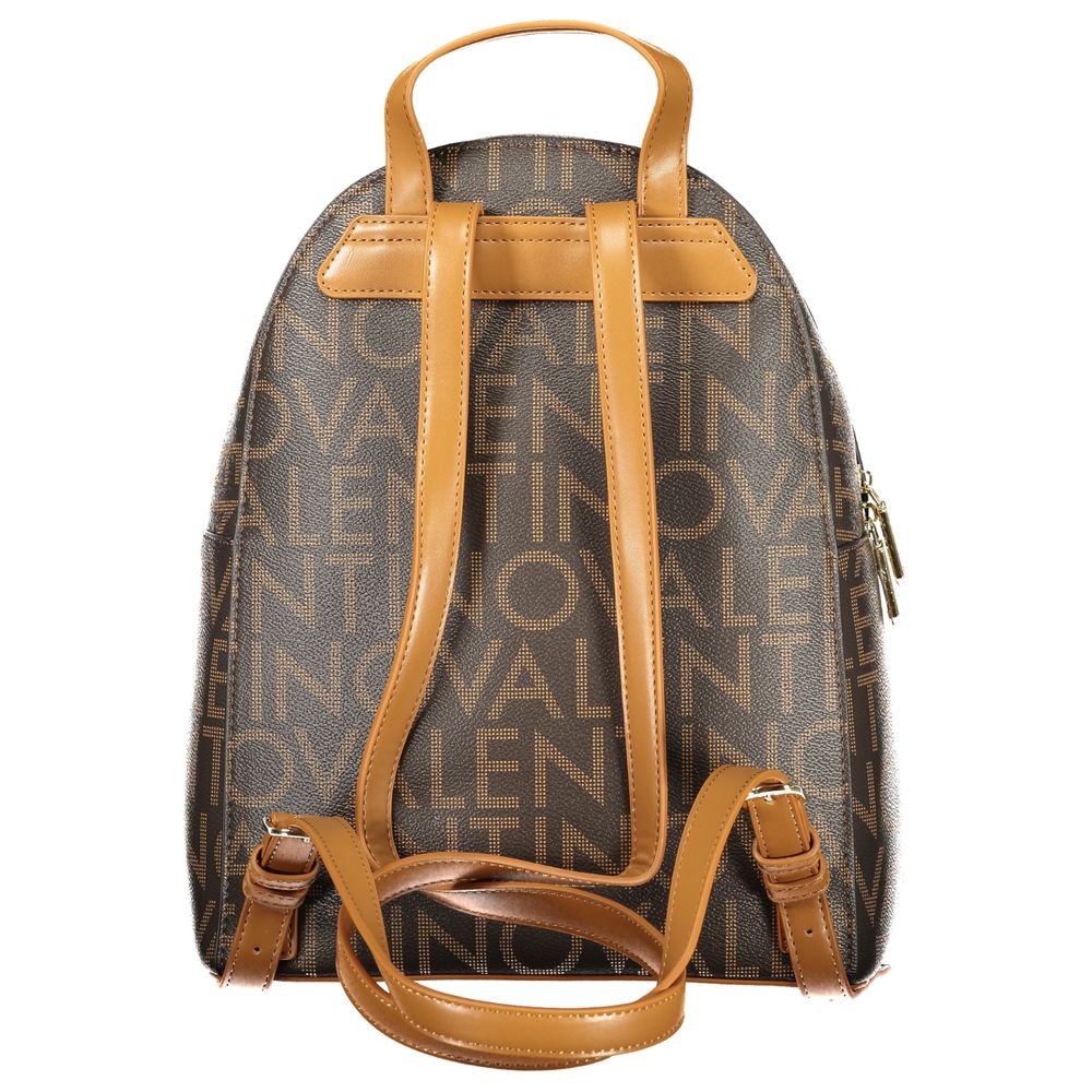 Brown Polyethylene Backpack