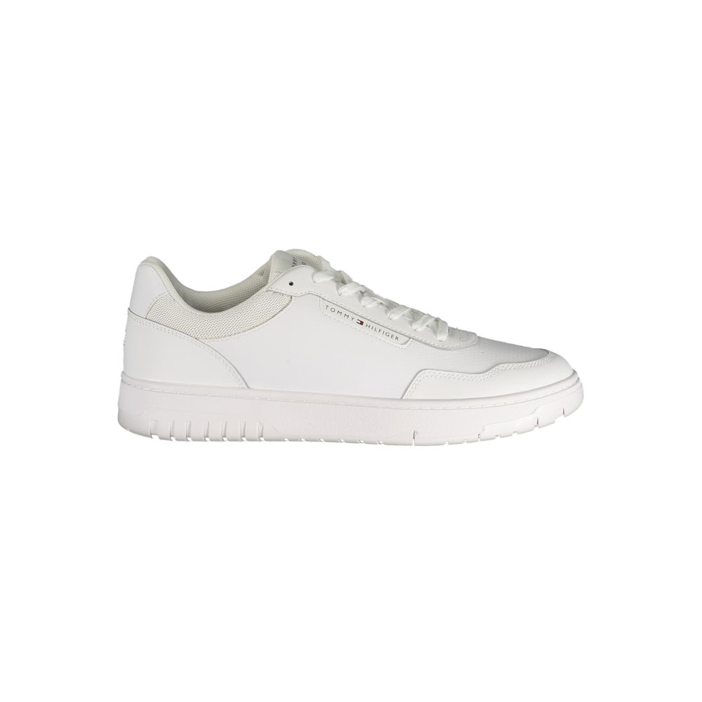 Bianco Poliuretano Uomo Sneaker