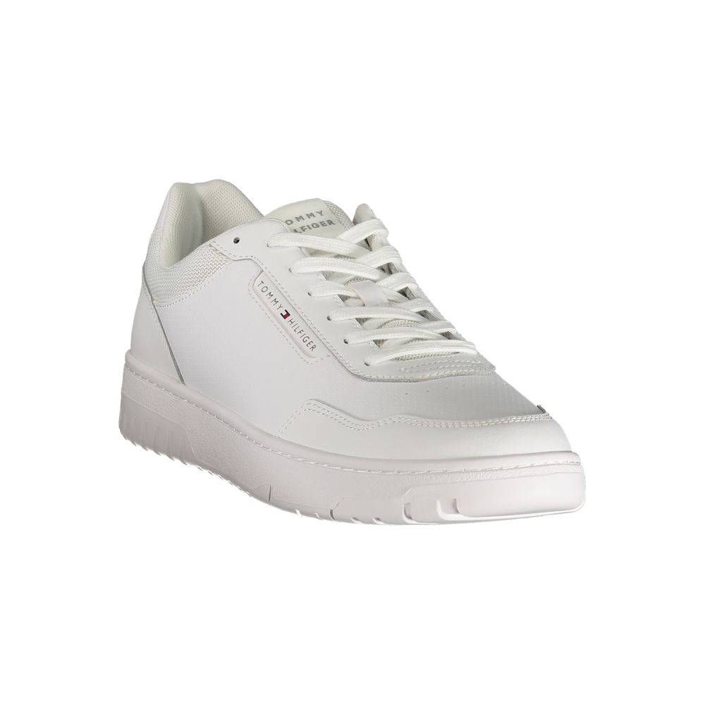 Bianco Poliuretano Uomo Sneaker