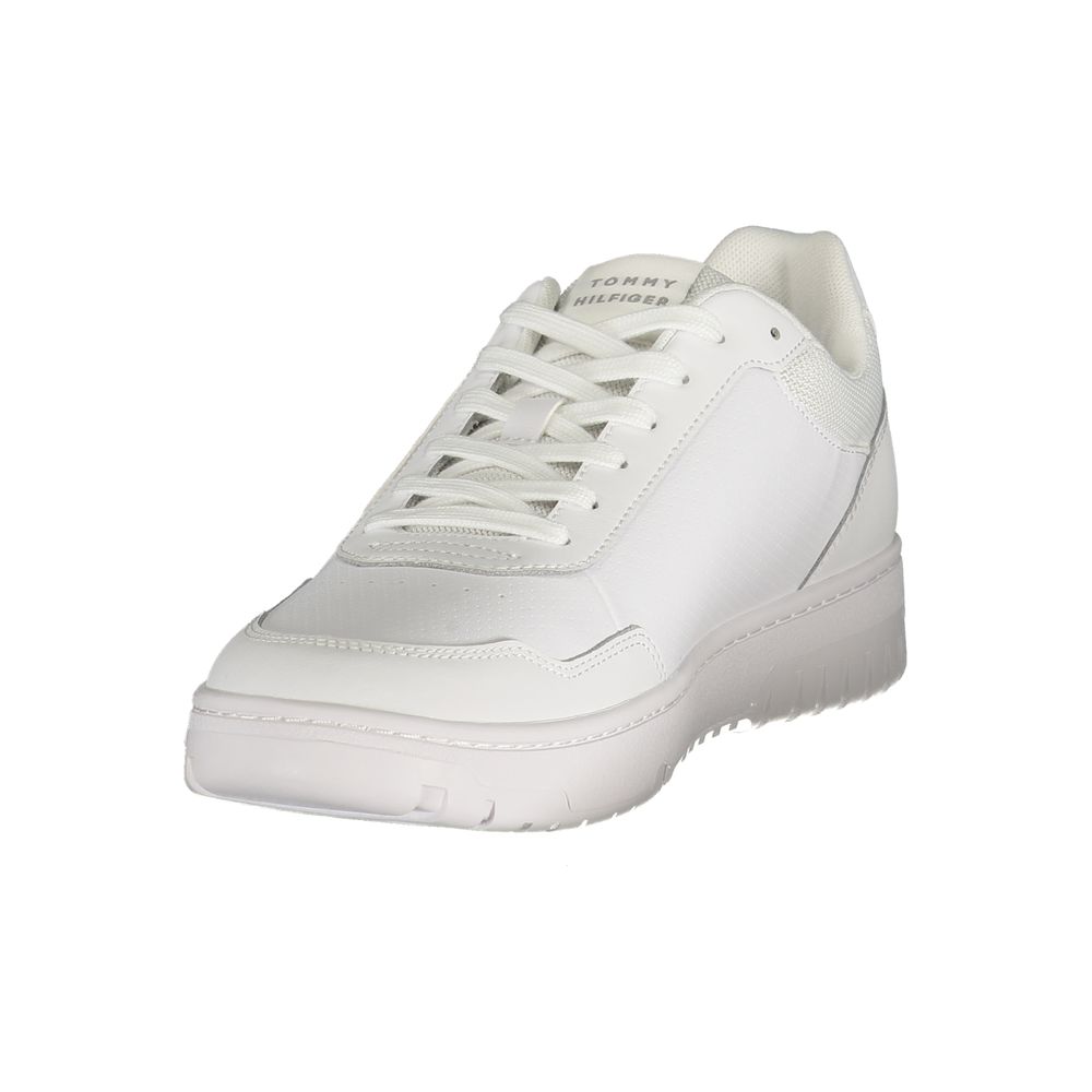Bianco Poliuretano Uomo Sneaker