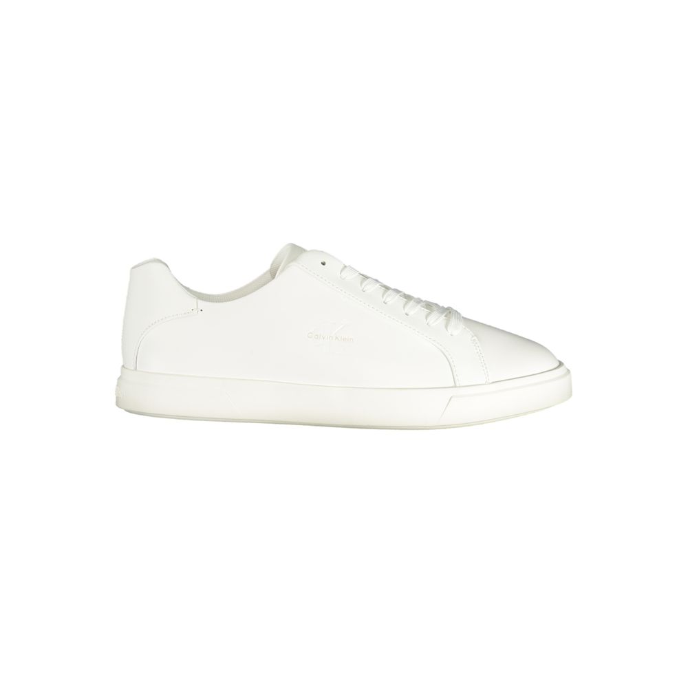 Bianco Polyurethane Men Sneaker