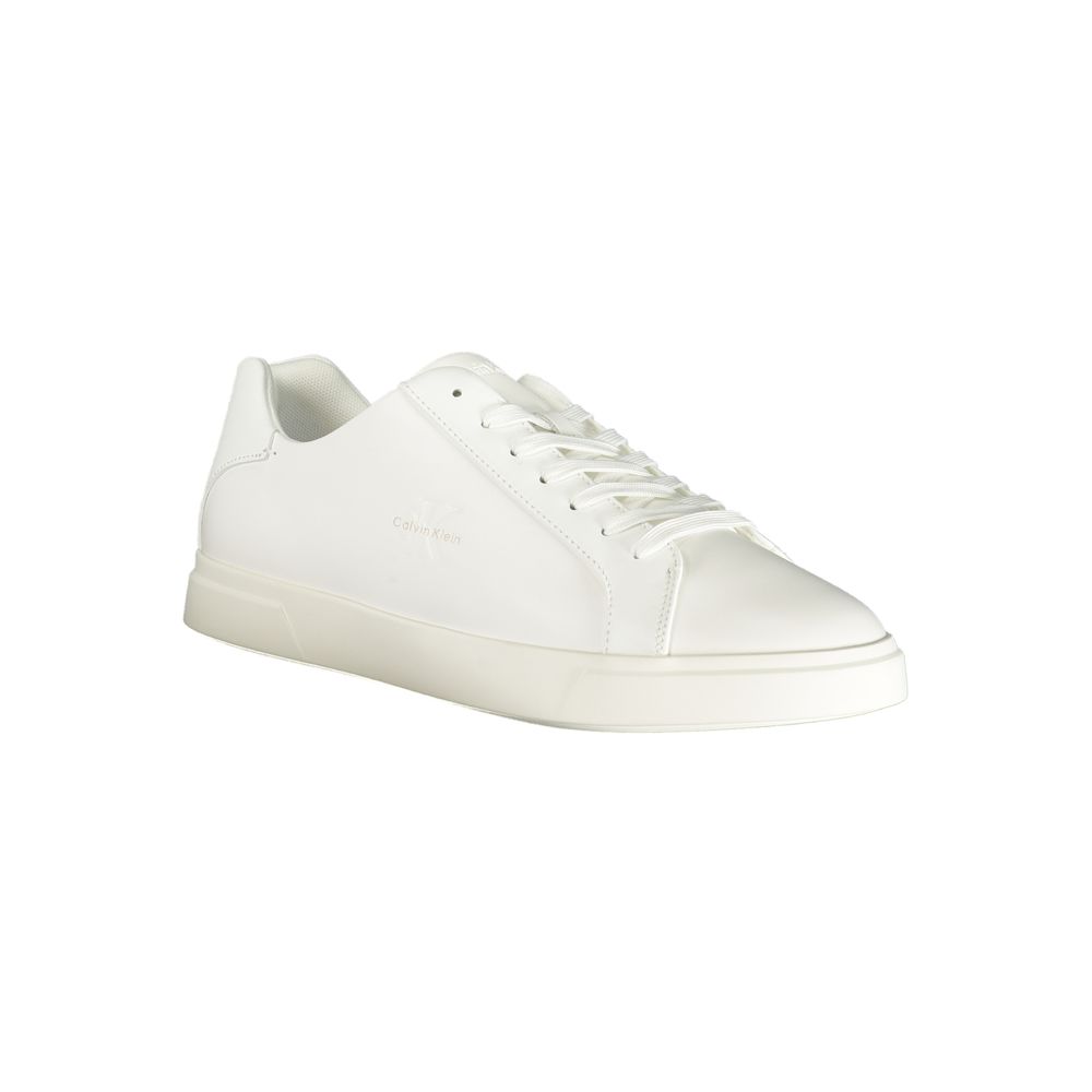 Bianco Polyurethane Men Sneaker