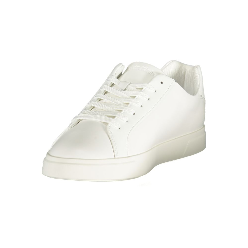 Bianco Polyurethane Men Sneaker