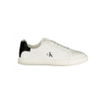 White Polyurethane Women Sneaker