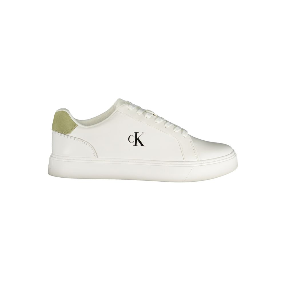 Bianco Poliuretano Uomo Sneaker