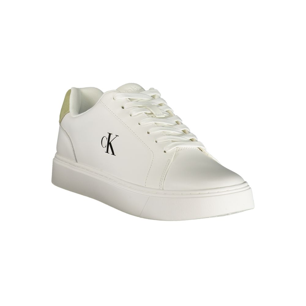 Bianco Poliuretano Uomo Sneaker