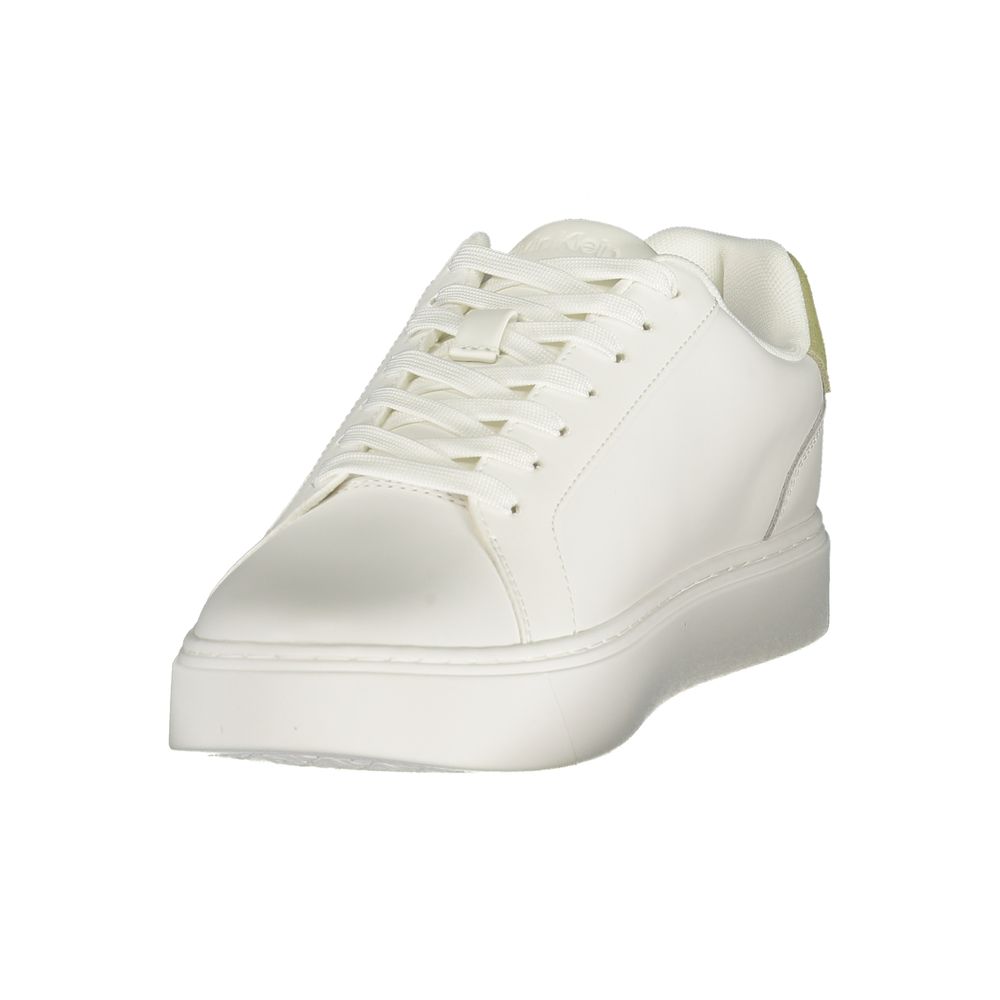 Bianco Poliuretano Uomo Sneaker