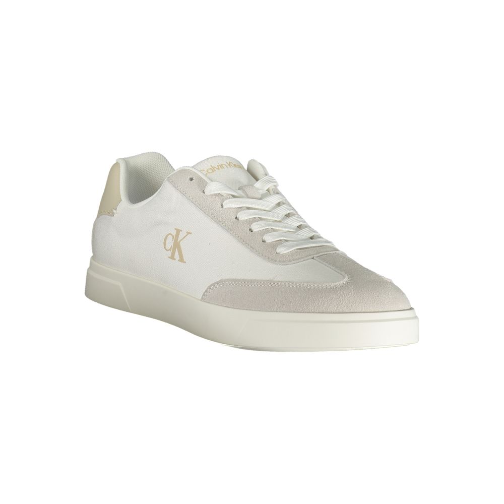 Bianco Poliuretano Uomo Sneaker
