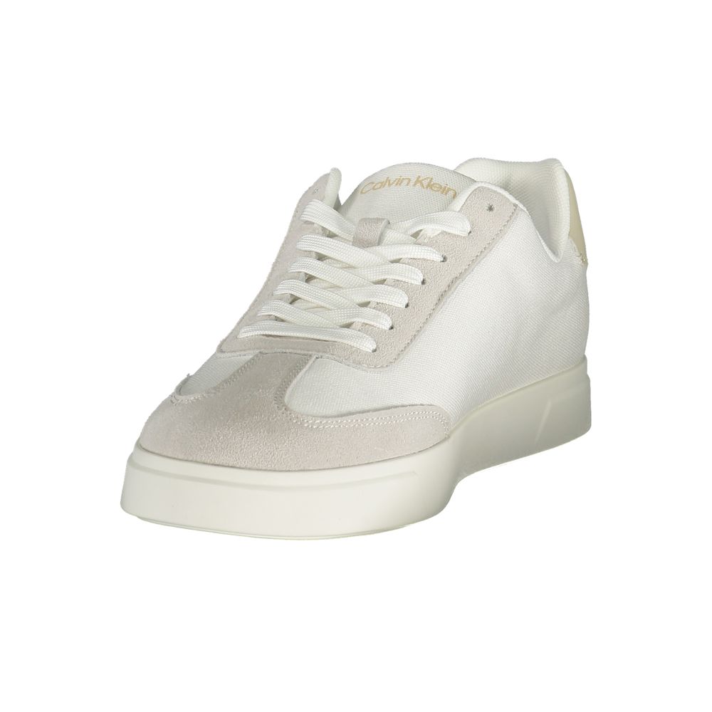 Bianco Poliuretano Uomo Sneaker
