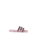 Multicolor Cotton Flat Sandals