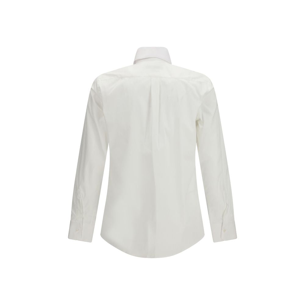 White Cotton Dress Shirt