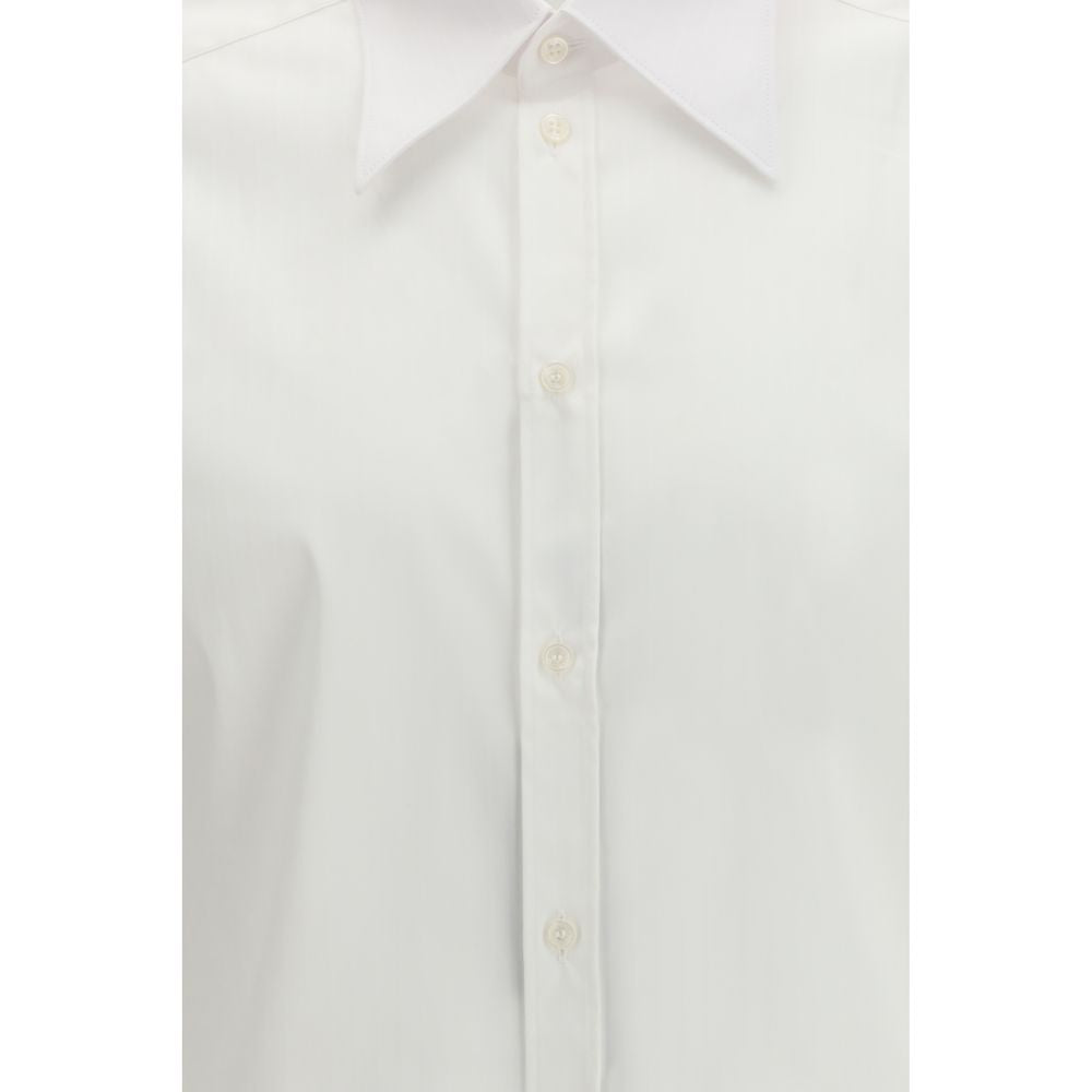 White Cotton Dress Shirt