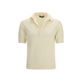 Beige Cotton Polo Shirt