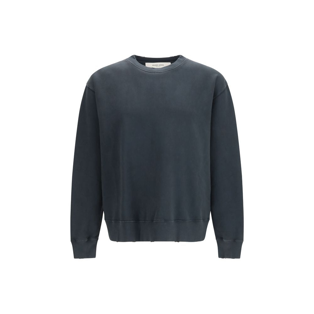 Black Cotton Sweatshirt