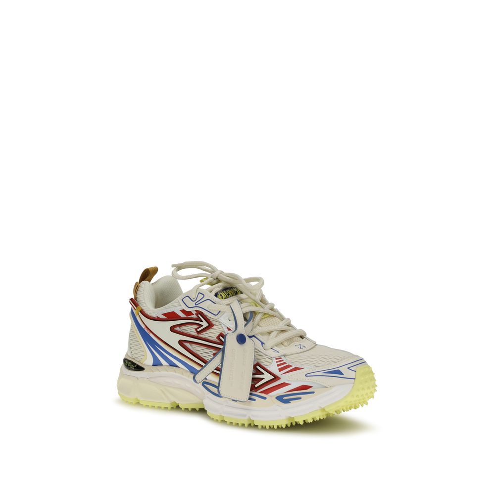Multicolor Polyester Athletic Sneakers