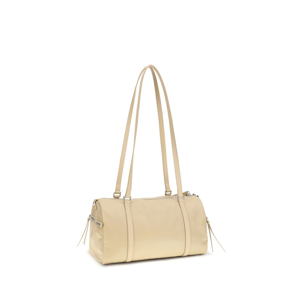 Beige Polyamide Handbag