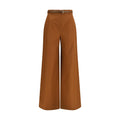 Brown Cotton Pants