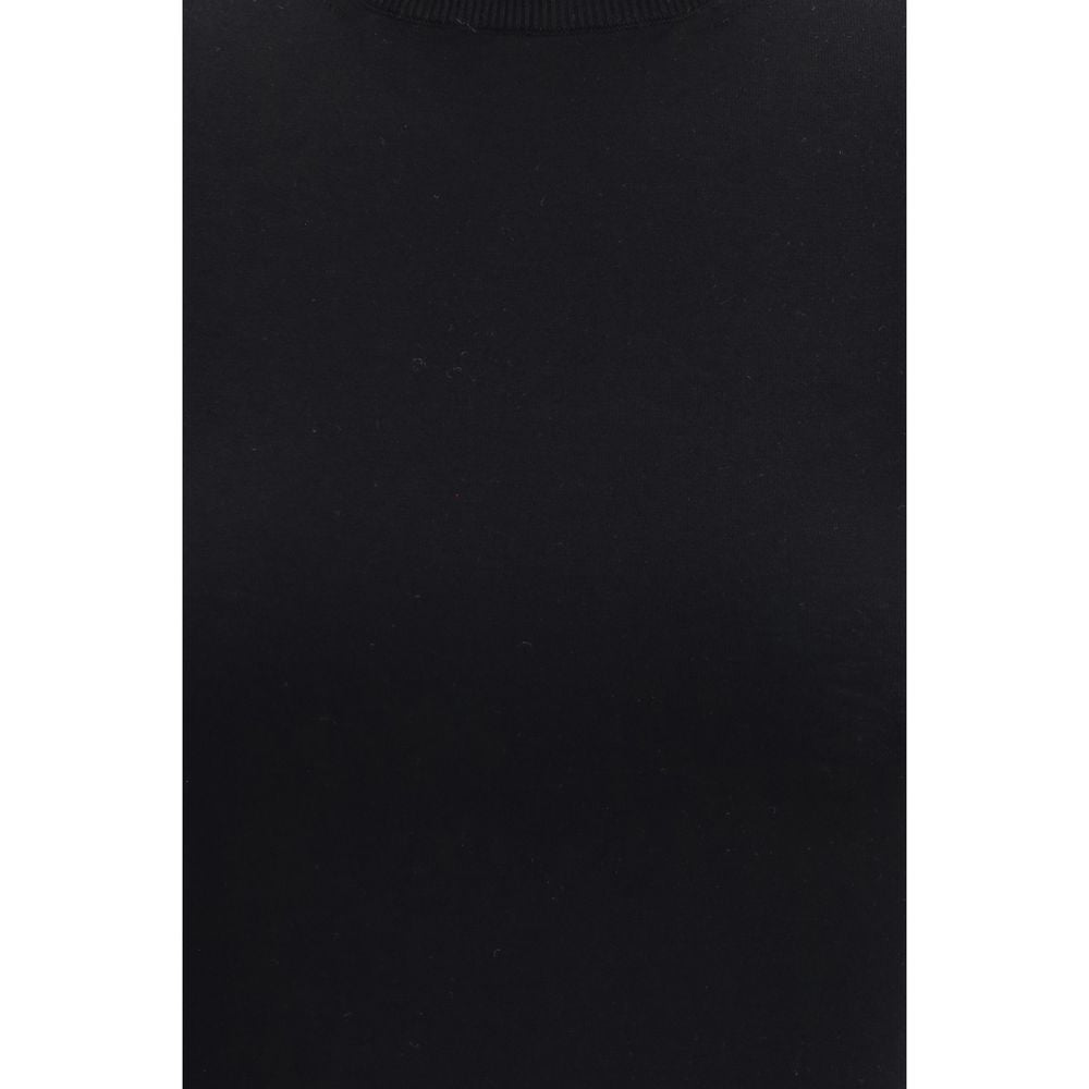 Black Viscose T-Shirt