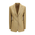 Beige Linen Jackets And Coat