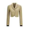 Beige Linen Denim Jacket