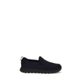 Blue Fabric Low Top Sneakers