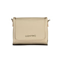 Beige Polyurethane Women's Bag