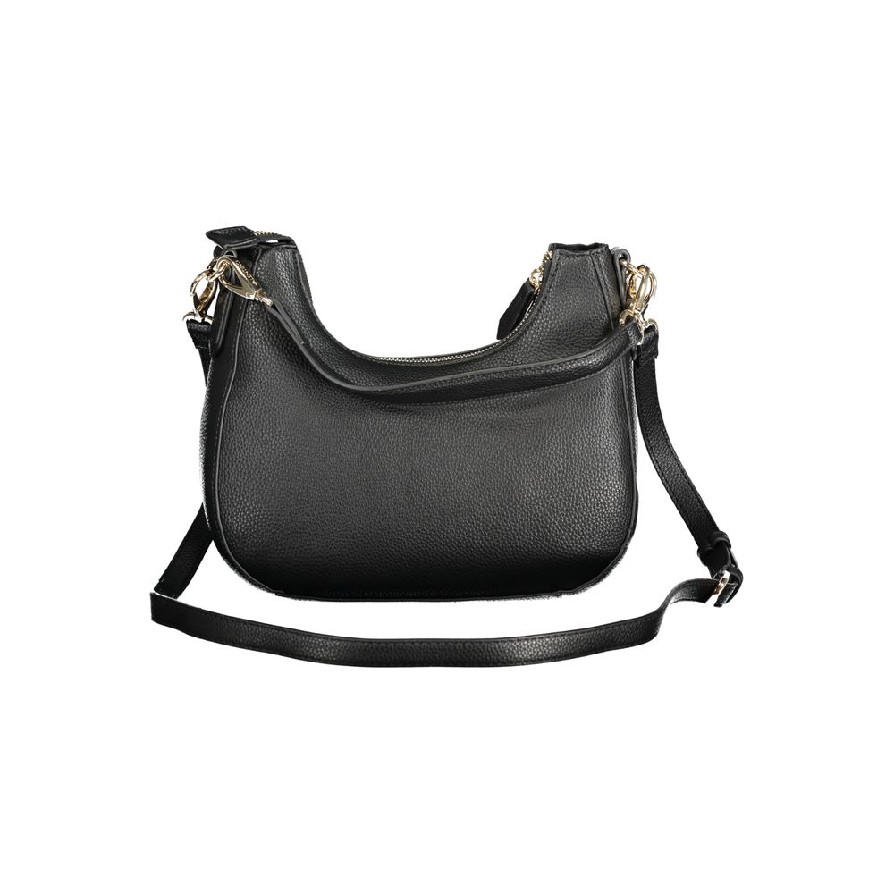 Black Polyethylene Shoulder Bag