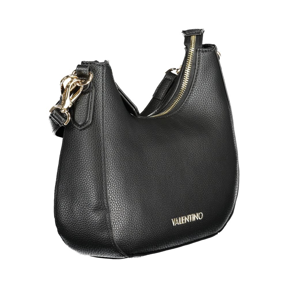 Black Polyethylene Shoulder Bag