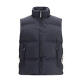 Black Polyamide Sleveless Jacket