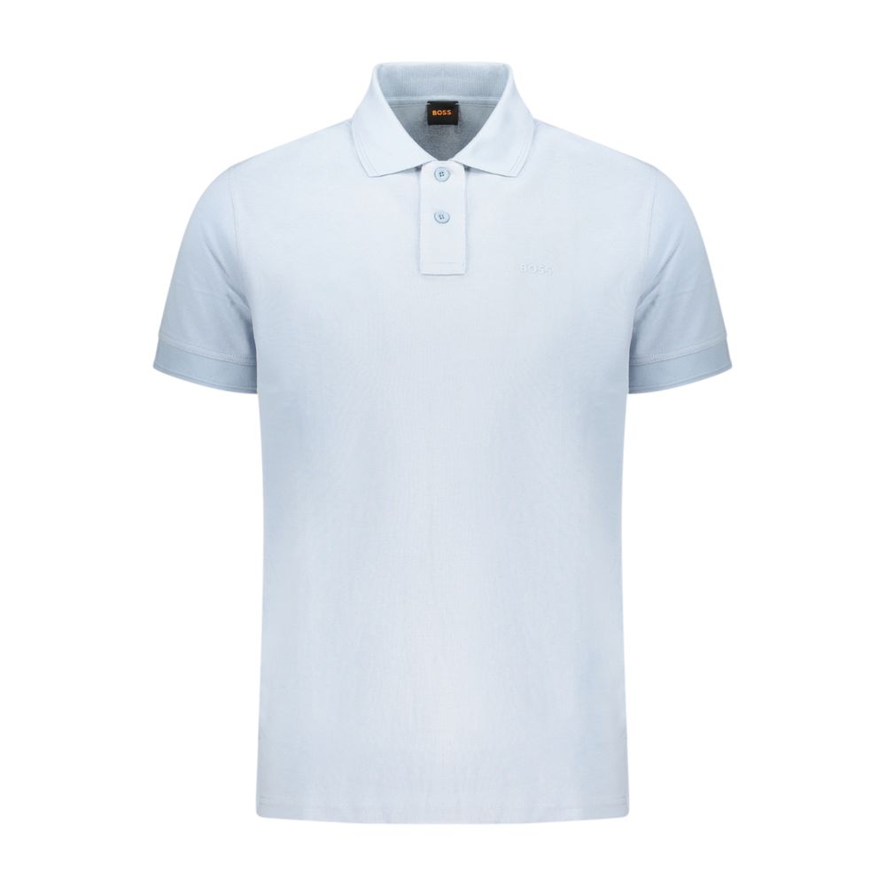 Azzurro Cotton Men Polo